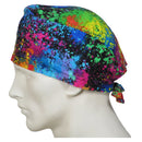 Surgical Cap Neon Splatter